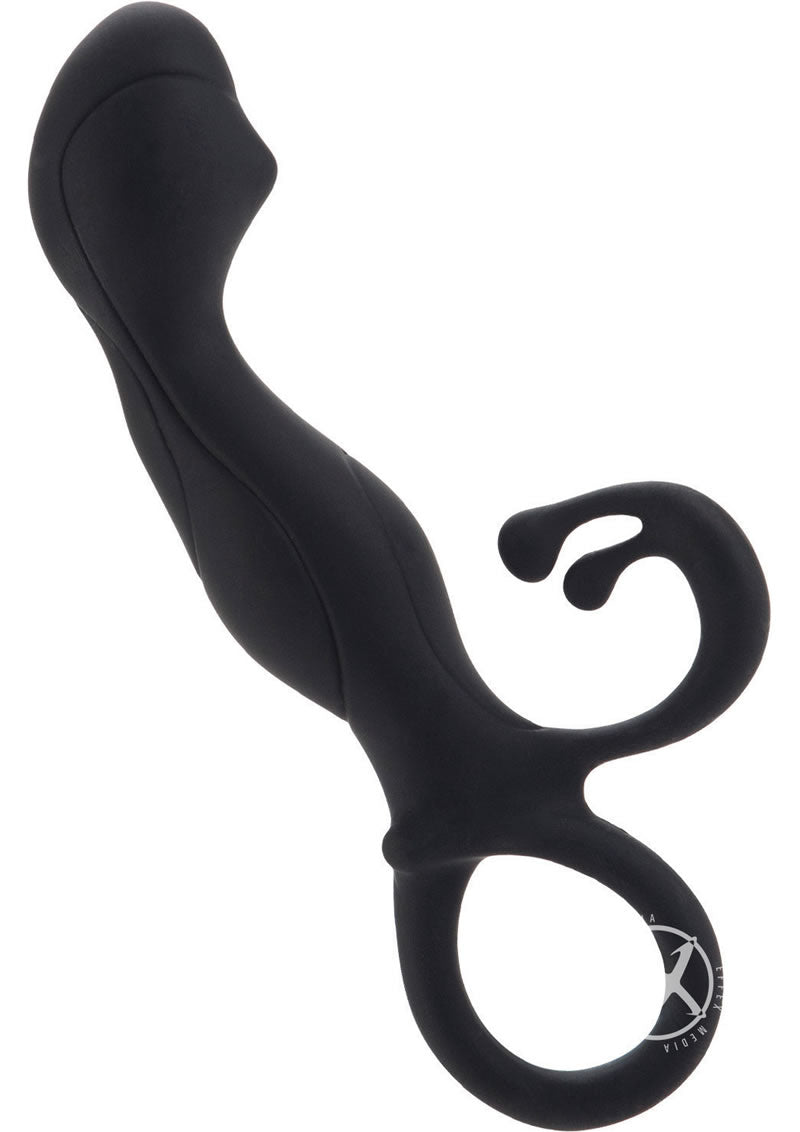 Load image into Gallery viewer, Dr. Joel Kaplan Universal Prostate Silicone Prostate Stimulator - Black
