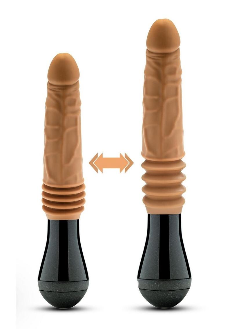 Load image into Gallery viewer, Dr. Skin Silicone Dr. Arthur Rechargeable Thrusting Gyrating Vibrating Dildo - Vanilla - 10.5in
