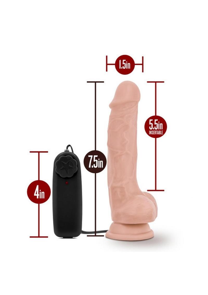 Load image into Gallery viewer, Dr. Skin Dr. Tim Vibrating Dildo with Remote Control
