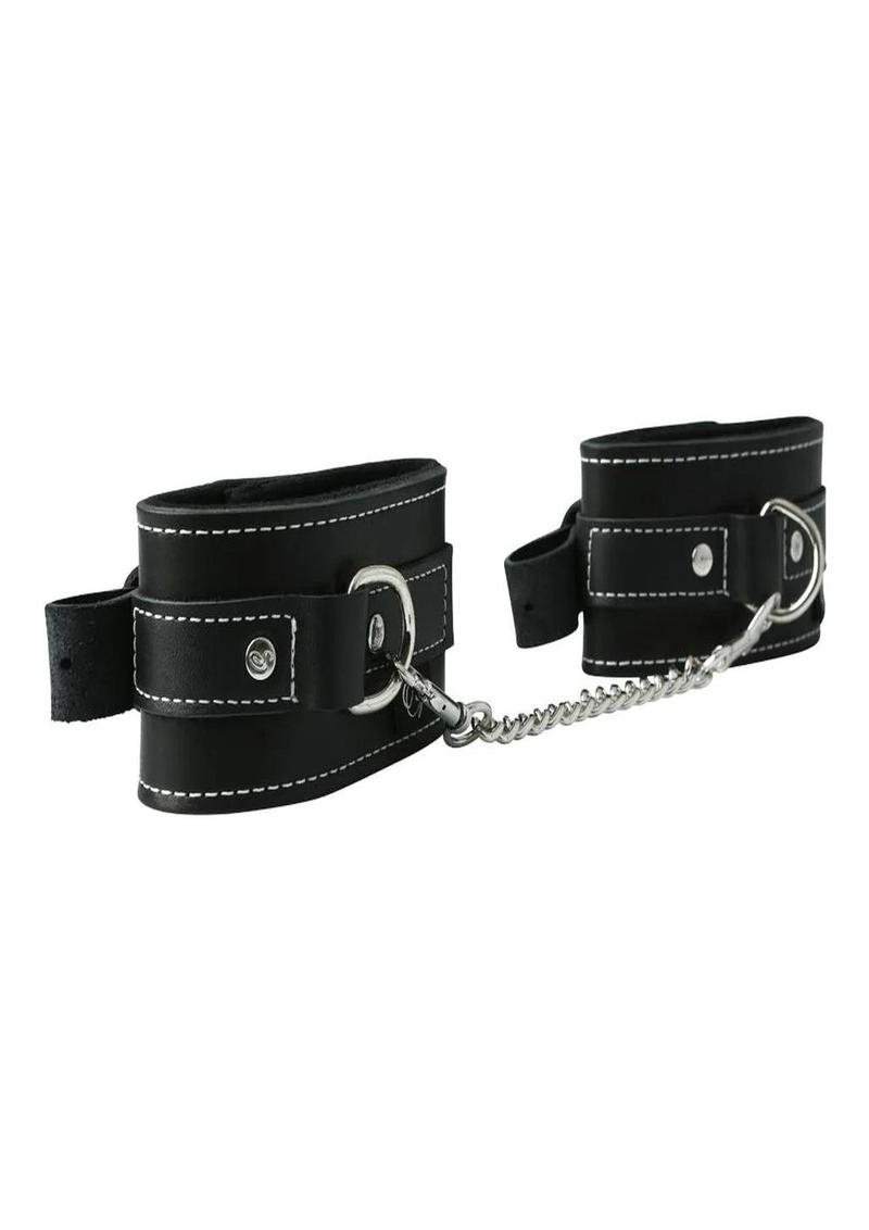 Load image into Gallery viewer, Edge Leather Adjustable Ankle Restraints
