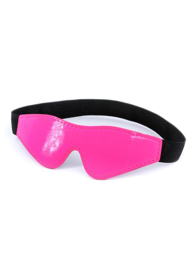 Load image into Gallery viewer, Electra Play Things Pu Leather Blindfold - Pink
