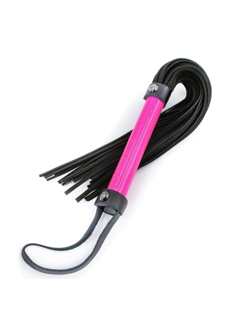 Load image into Gallery viewer, Electra Play Things Pu Leather Flogger - Pink
