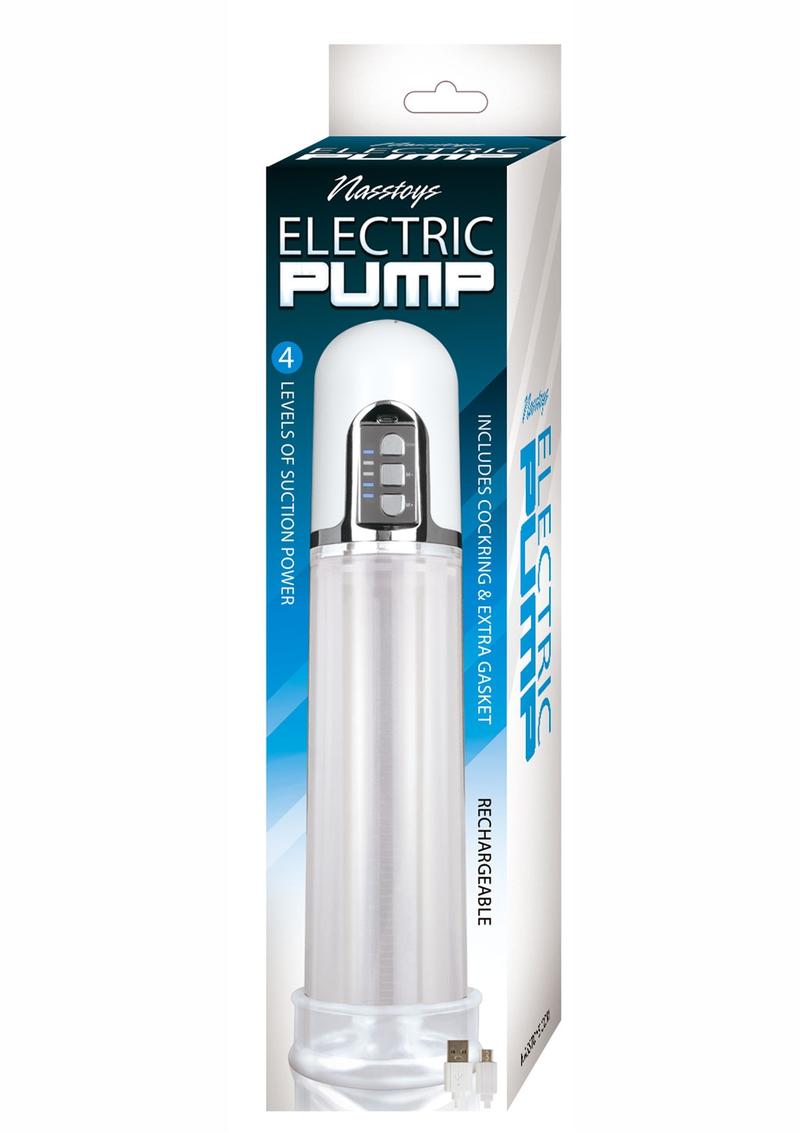 Load image into Gallery viewer, Electric Pump Rechargeable Penis Pump - Clear
