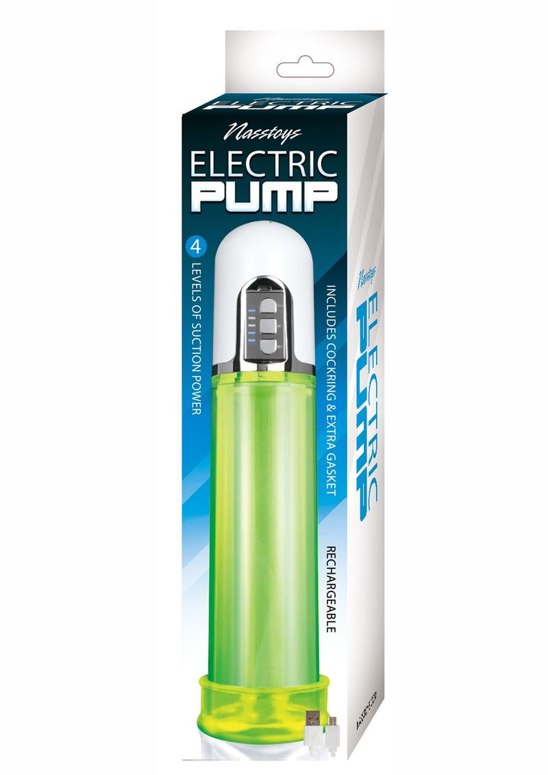 Load image into Gallery viewer, Electric Pump Rechargeable Penis Pump - Green
