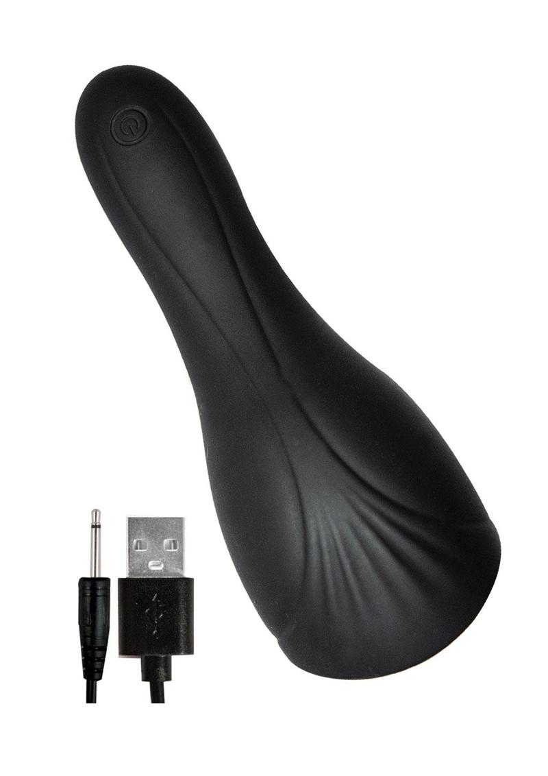 Load image into Gallery viewer, Enhancer Ultimate Blow Job Rechargeable Silicone Masturbator - Black
