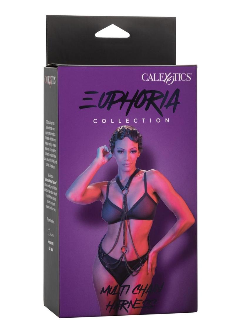 Load image into Gallery viewer, Euphoria Collection Multi Chain Harness - Black
