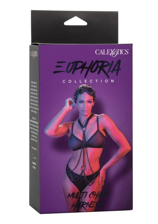 Euphoria Collection Multi Chain Harness - Black