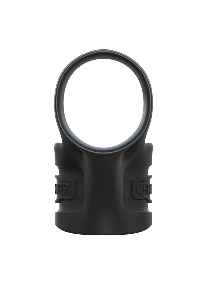 Load image into Gallery viewer, Fantasy C-Ringz Silicone Mr. Big Cock Ring and Ball Stretcher - Black
