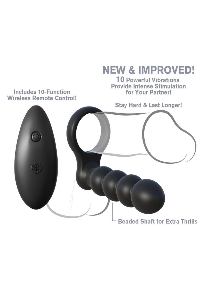 Load image into Gallery viewer, Fantasy C-Ringz Silicone Rechargeable Cock Ring Double Penetrator with Remote Control
