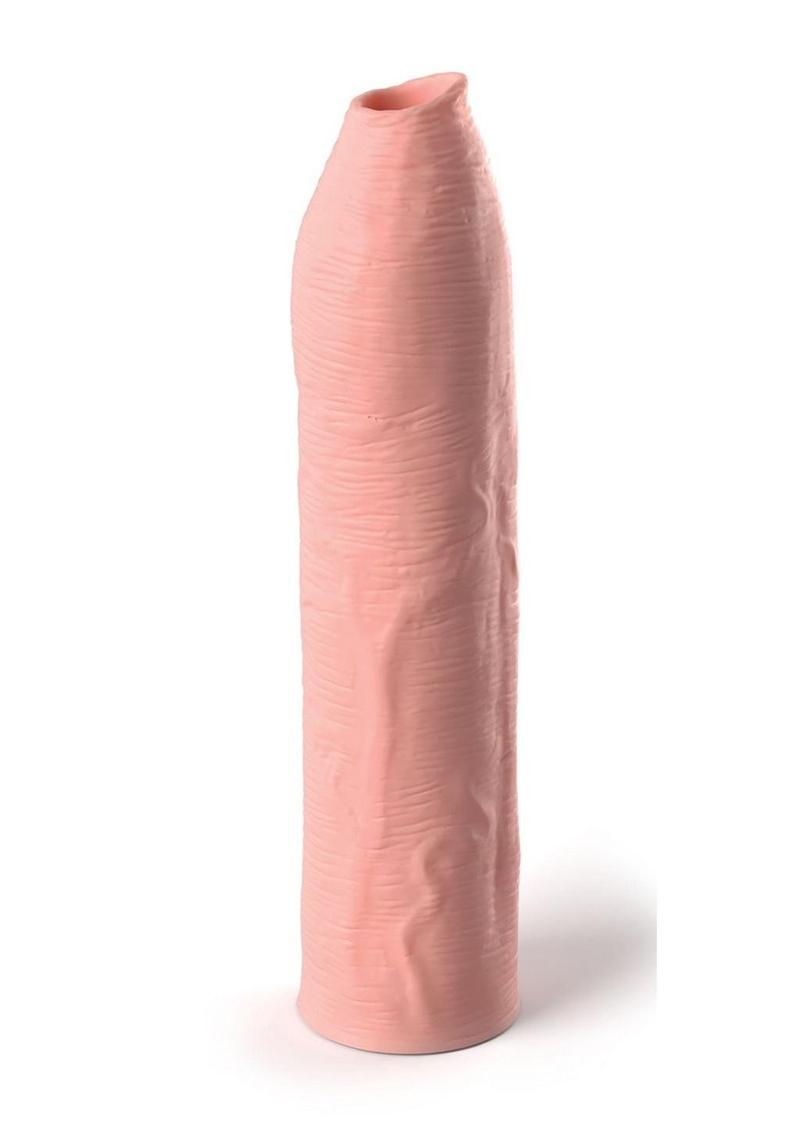 Load image into Gallery viewer, Fantasy X-Tensions Elite Silicone Uncut Extension Sleeve - Vanilla - 7in
