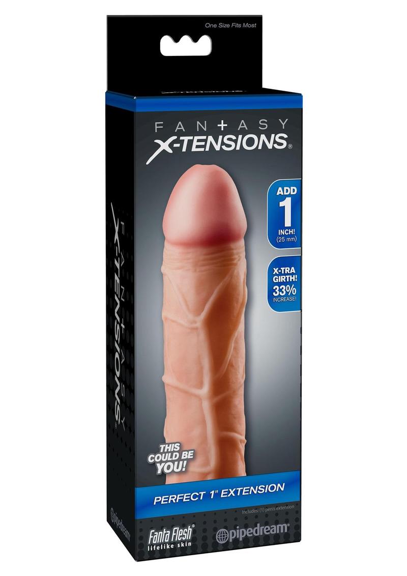 Load image into Gallery viewer, Fantasy X-Tensions Perfect 1in Extension Sleeve - Vanilla - 7in
