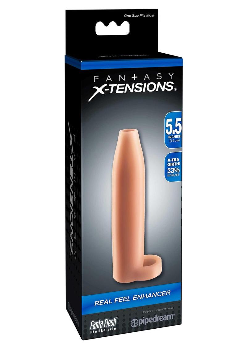 Load image into Gallery viewer, Fantasy X-Tensions Real Feel Enhancer Sleeve - Vanilla - 5.5in
