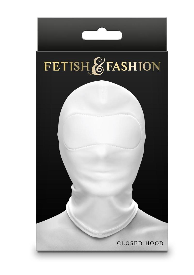 Load image into Gallery viewer, Fetish and Fashion Closed Hood - White - One Size
