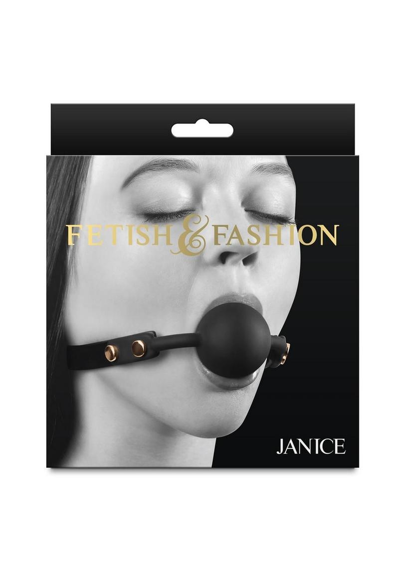 Load image into Gallery viewer, Fetish and Fashion Janice Ball Gag - Black
