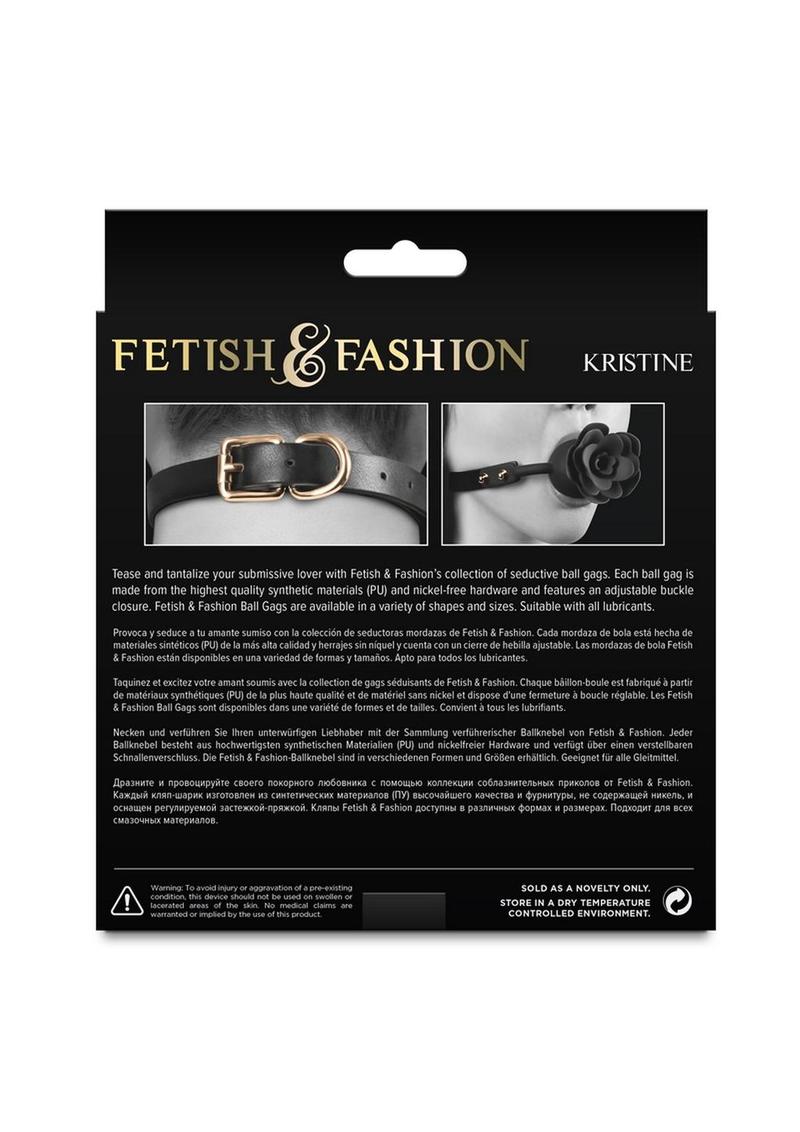 Load image into Gallery viewer, Fetish and Fashion Kristine Silicone Ball Gag
