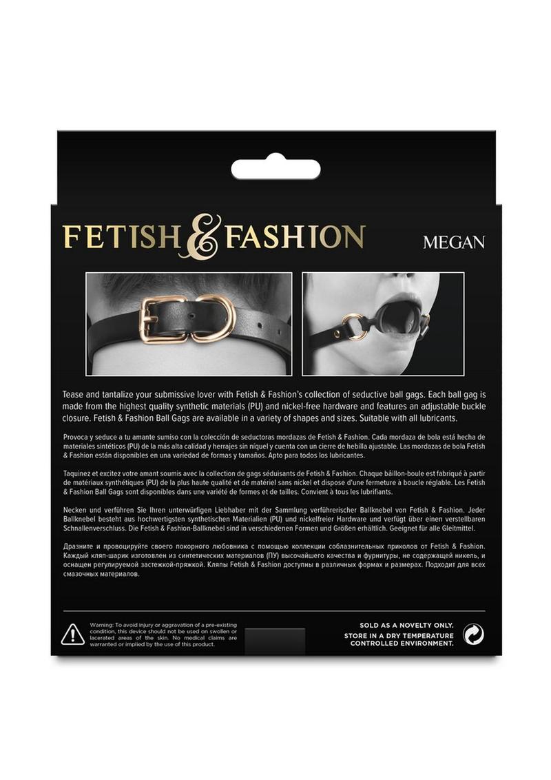 Load image into Gallery viewer, Fetish and Fashion Megan Silicone Ball Gag
