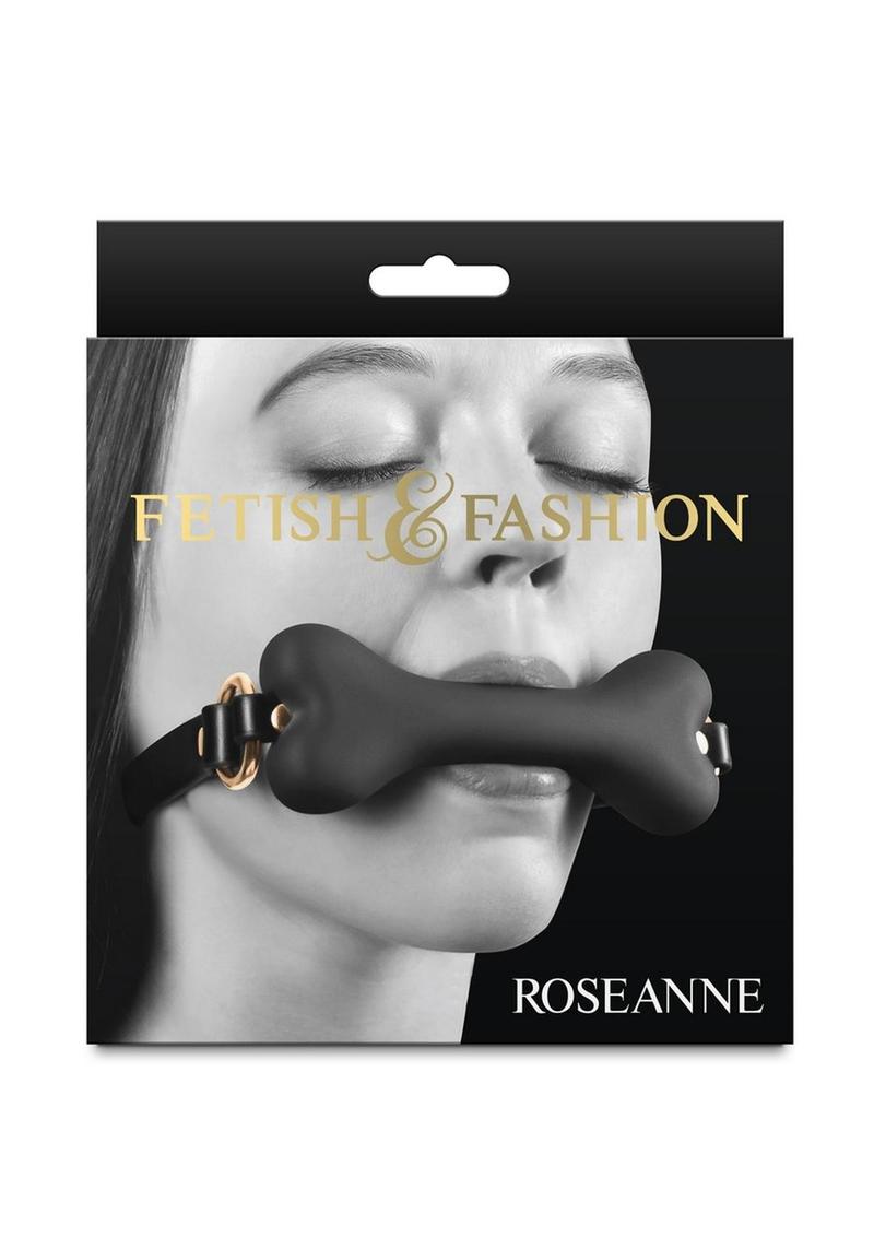 Load image into Gallery viewer, Fetish and Fashion Roseanne Silicone Ball Gag - Black
