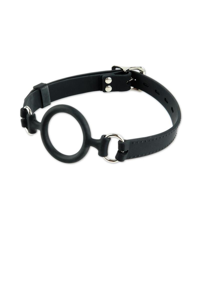 Load image into Gallery viewer, Fetish Fantasy Extreme Silicone O-Ring Gag - Black - 1.5in Diameter
