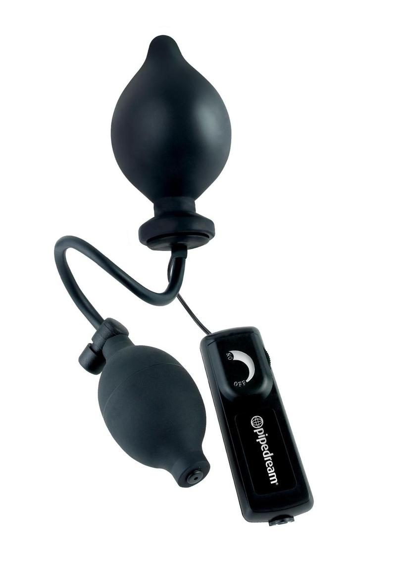 Load image into Gallery viewer, Fetish Fantasy Extreme Vibrating Inflatable Sphincter Stretcher Butt Plug with Remote Control - Black - Large
