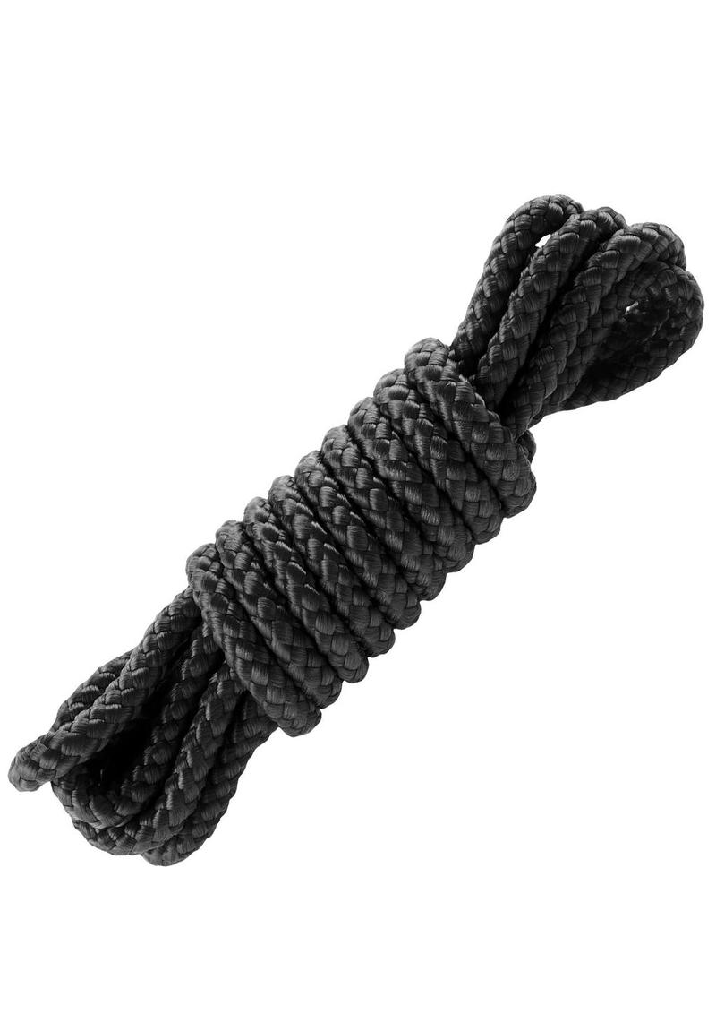 Load image into Gallery viewer, Fetish Fantasy Mini Silk Rope - Black - 6ft
