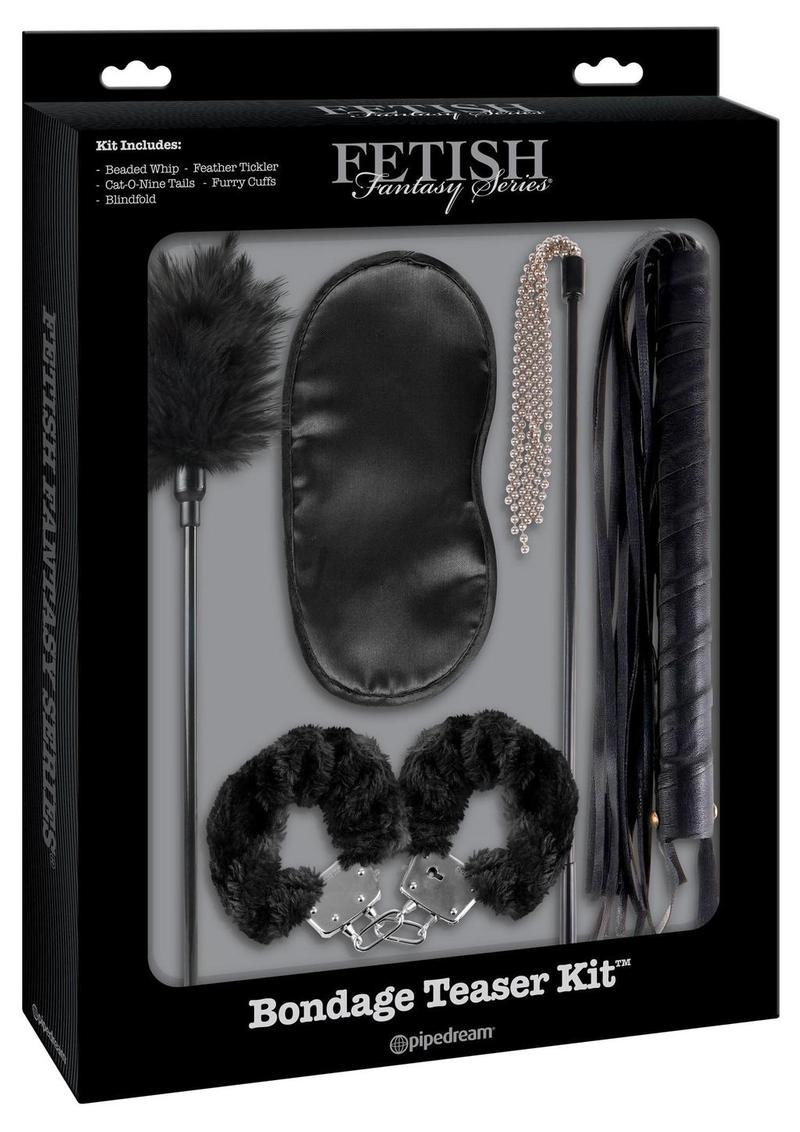 Load image into Gallery viewer, Fetish Fantasy Series Limited Edition Bondage Teaser - Black - 5 Piece Kit
