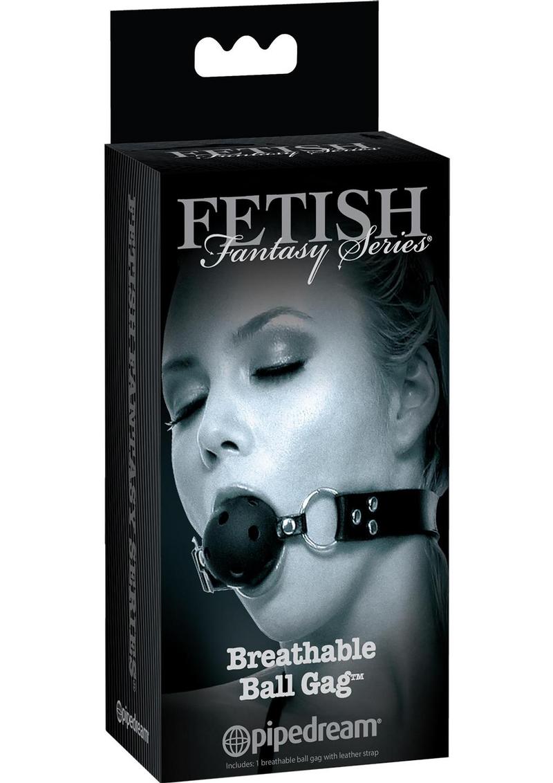 Load image into Gallery viewer, Fetish Fantasy Series Limited Edition Breathable Ball Gag - Black
