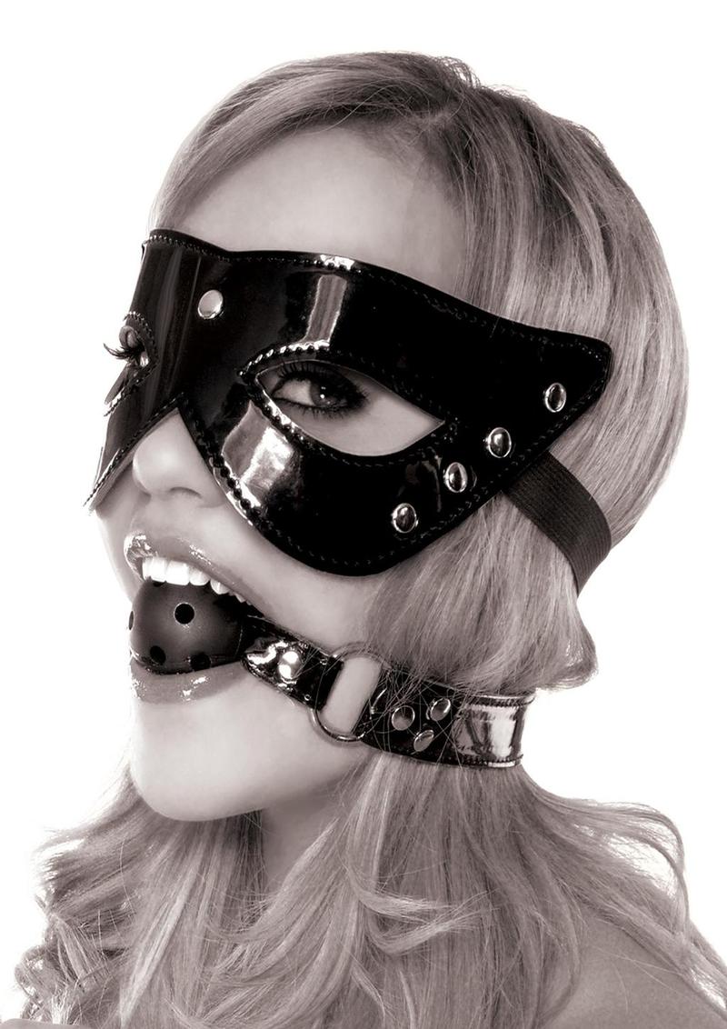 Load image into Gallery viewer, Fetish Fantasy Series Limited Edition Masquerade Mask and Ball Gag
