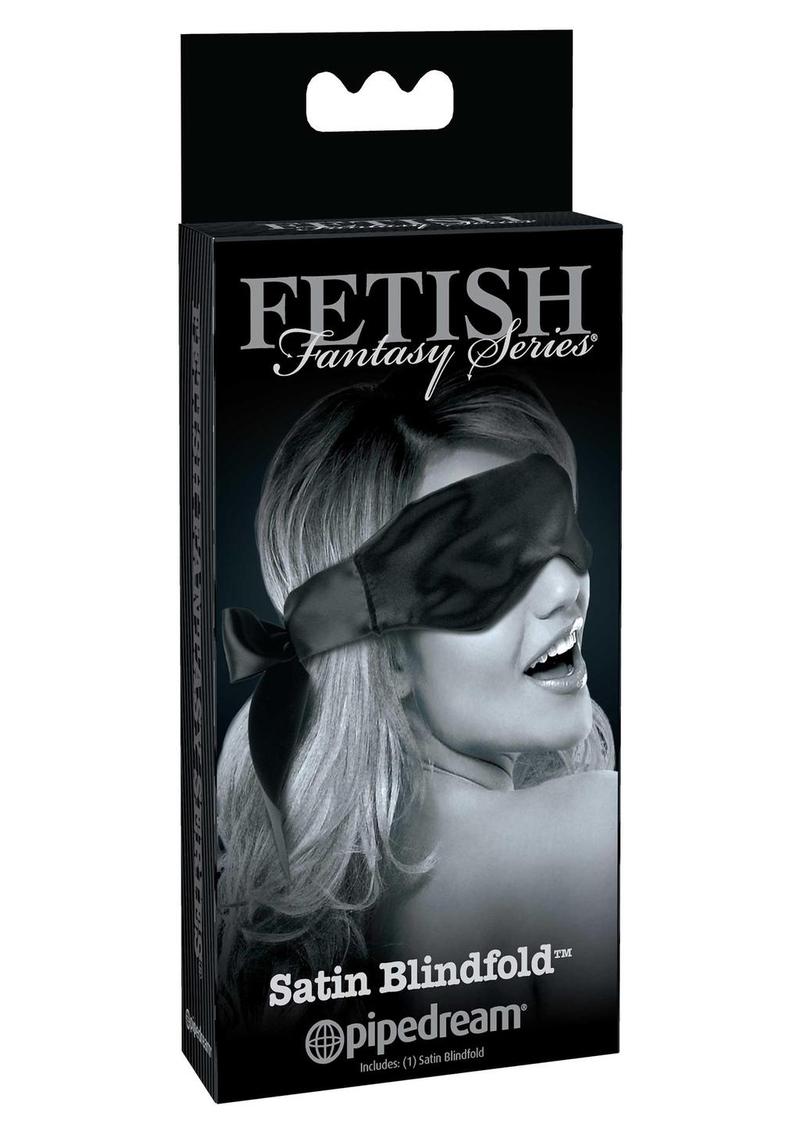 Load image into Gallery viewer, Fetish Fantasy Series Limited Edition Satin Blindfold - Black
