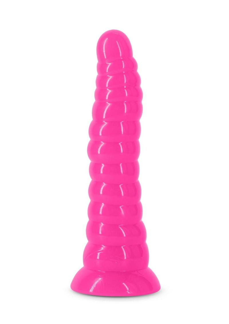 Load image into Gallery viewer, Firefly Nymph Glow In The Dark Dildo - Glow In The Dark/Pink
