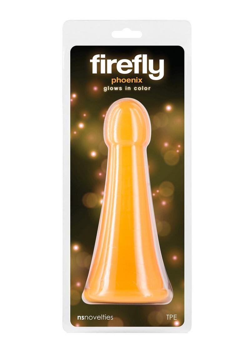 Load image into Gallery viewer, Firefly Phoenix Glow In The Dark Dildo - Glow In The Dark/Orange
