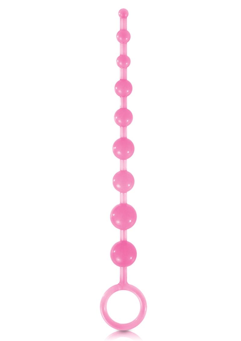 Load image into Gallery viewer, Firefly Pleasure Beads Glow In The Dark Anal Beads - Glow In The Dark/Pink
