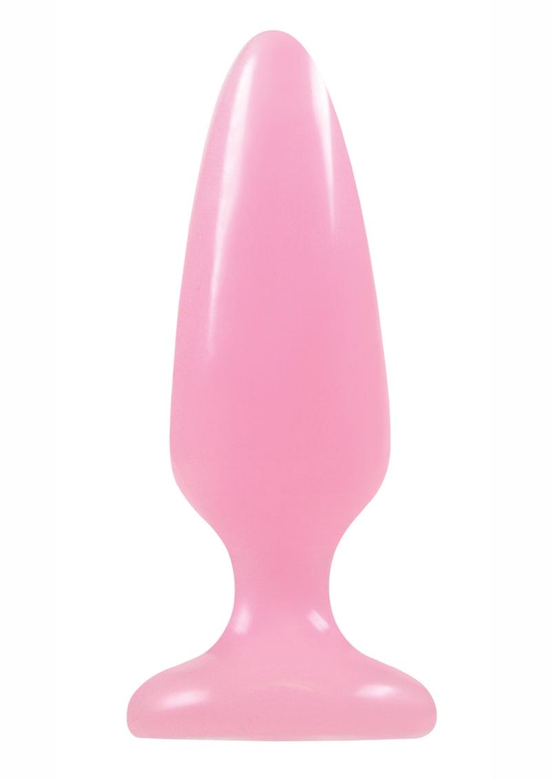 Load image into Gallery viewer, Firefly Pleasure Plug Butt Plug - Glow In The Dark/Pink - Medium
