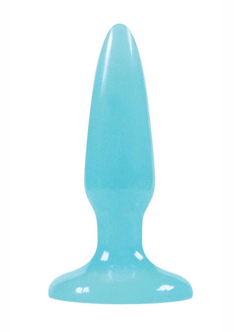 Load image into Gallery viewer, Firefly Pleasure Plug Mini Butt Plug - Blue/Glow In The Dark
