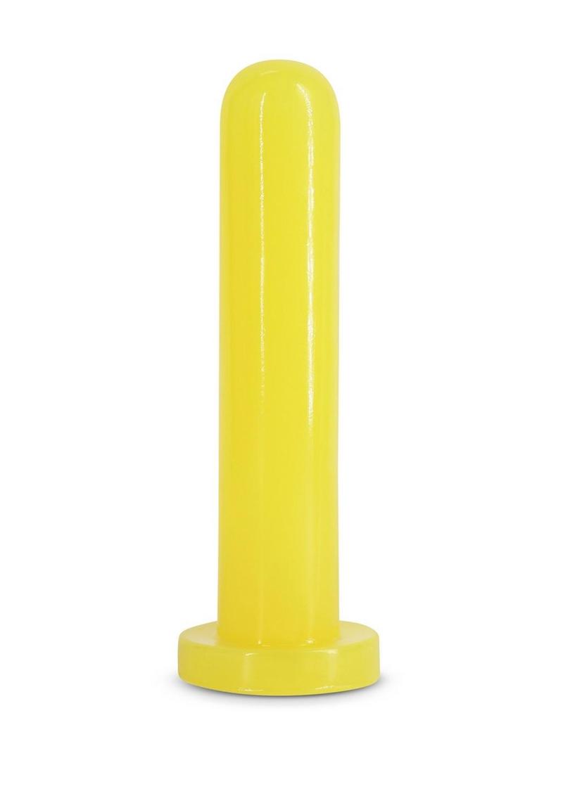 Load image into Gallery viewer, Firefly Thrill Glow In The Dark Dildo - Glow In The Dark/Yellow - Large
