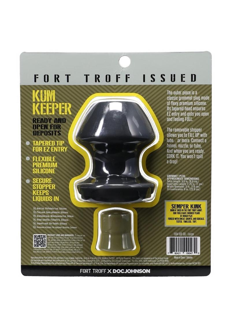 Load image into Gallery viewer, Fort Troff Kum Keeper Silicone Open End Anal Plug
