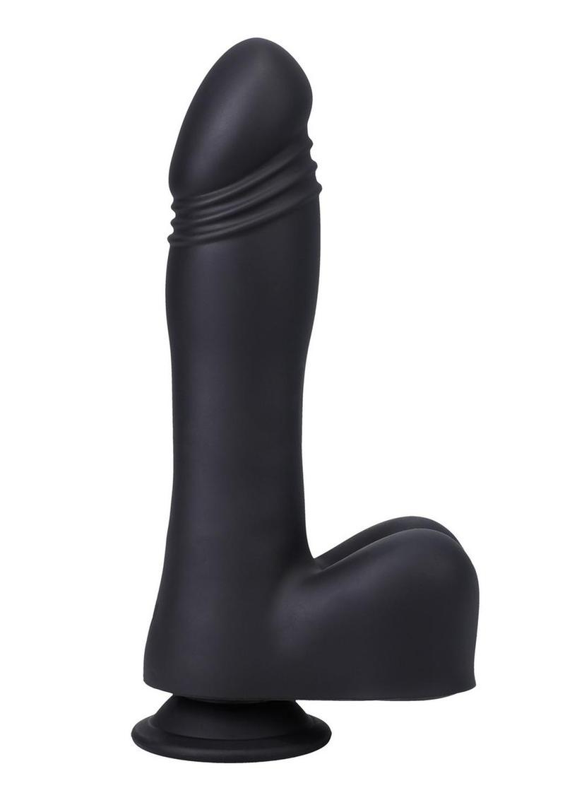 Load image into Gallery viewer, Fort Troff&#39;s Piston Thruster Rechargeable Silicone Mini Machine - Black
