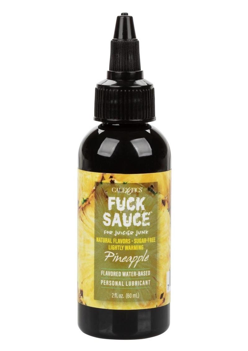 Load image into Gallery viewer, Fuck Sauce Flavored Water Based Personal Lubricant Pineapple - 2oz
