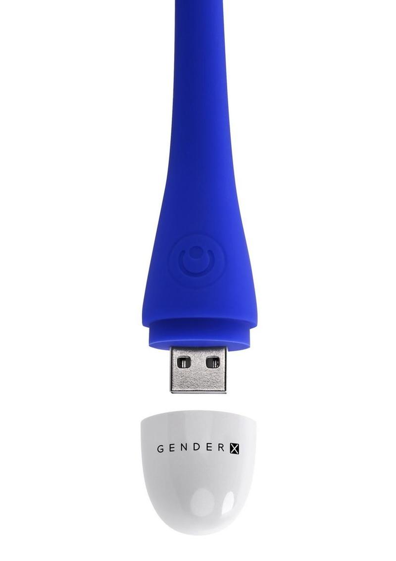 Load image into Gallery viewer, Gender X Play Ball Rechargeable Silicone Thrusting Probe
