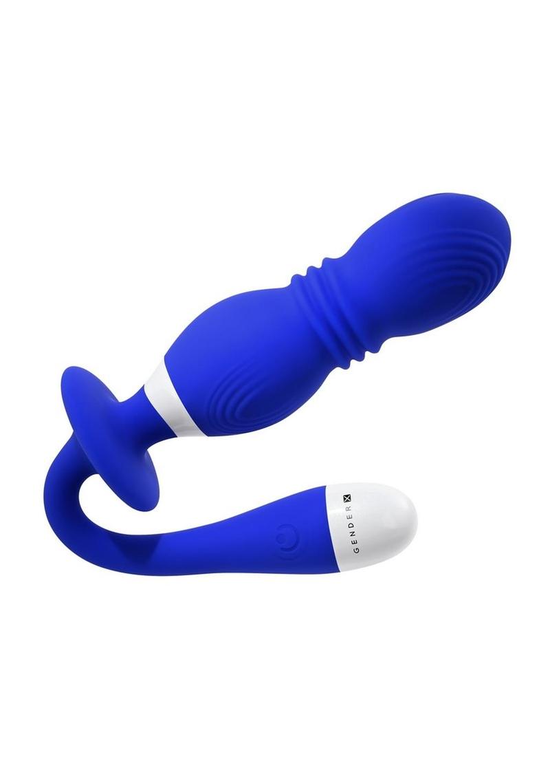 Load image into Gallery viewer, Gender X Play Ball Rechargeable Silicone Thrusting Probe
