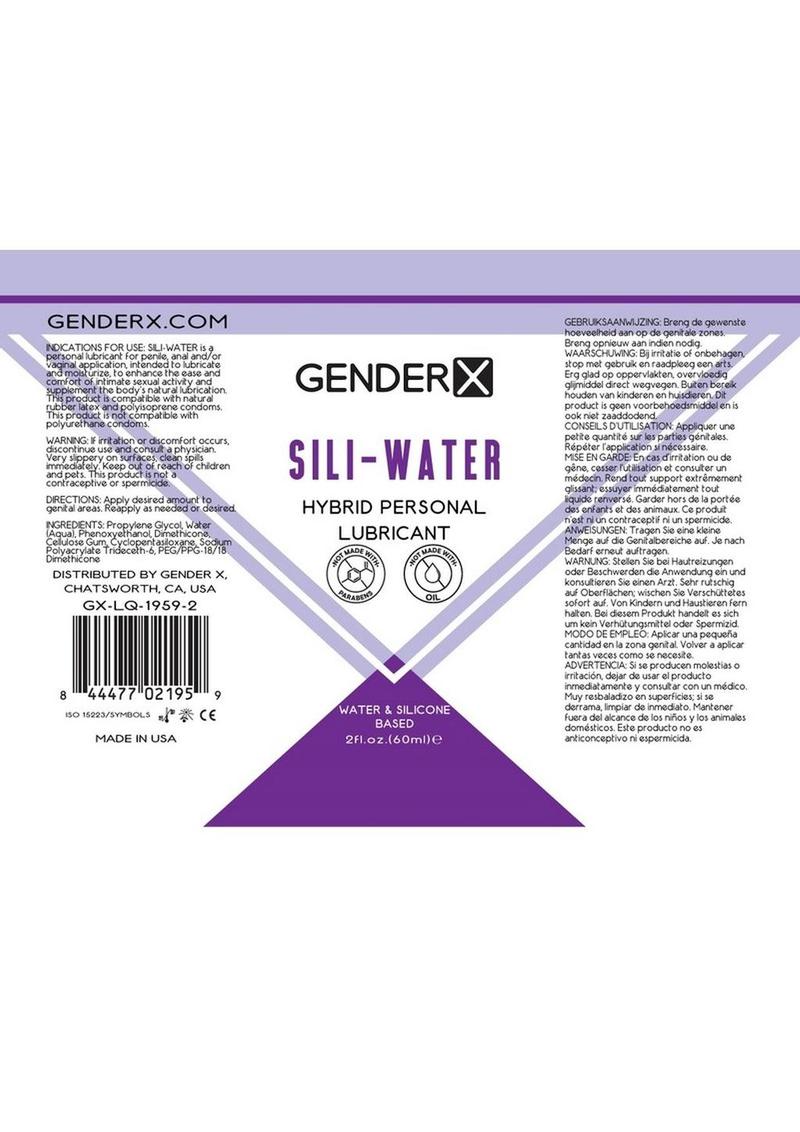 Load image into Gallery viewer, Gender X Sili-Water Hybrid Lubricant - 2oz
