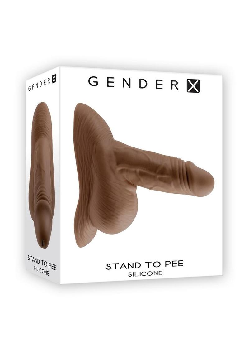Load image into Gallery viewer, Gender X Silicone Realistic Stand to Pee Funnel - Chocolate
