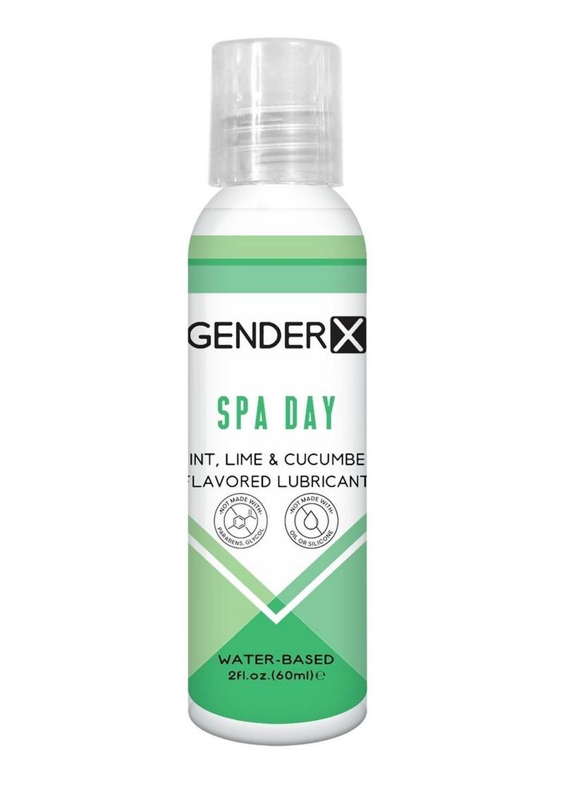 Load image into Gallery viewer, Gender X Spa Day Water Based Flavored Lubricant 2oz - Mint
