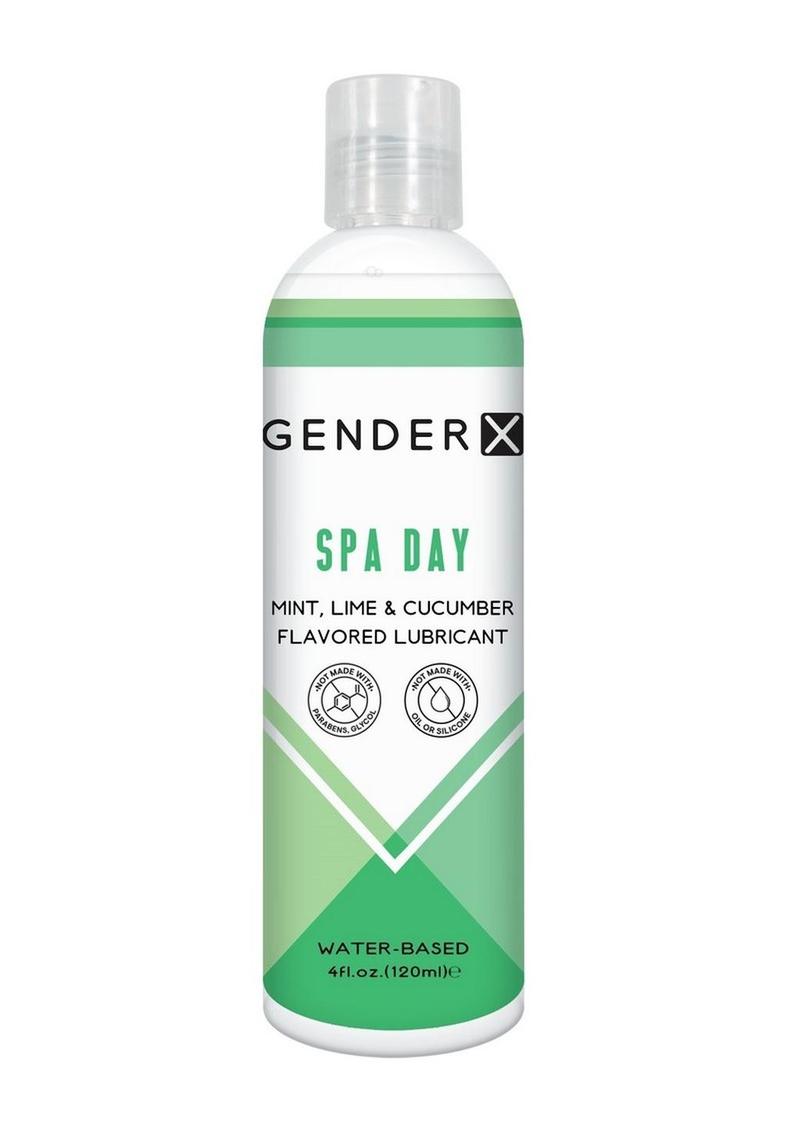 Load image into Gallery viewer, Gender X Spa Day Water Based Flavored Lubricant 4oz - Mint
