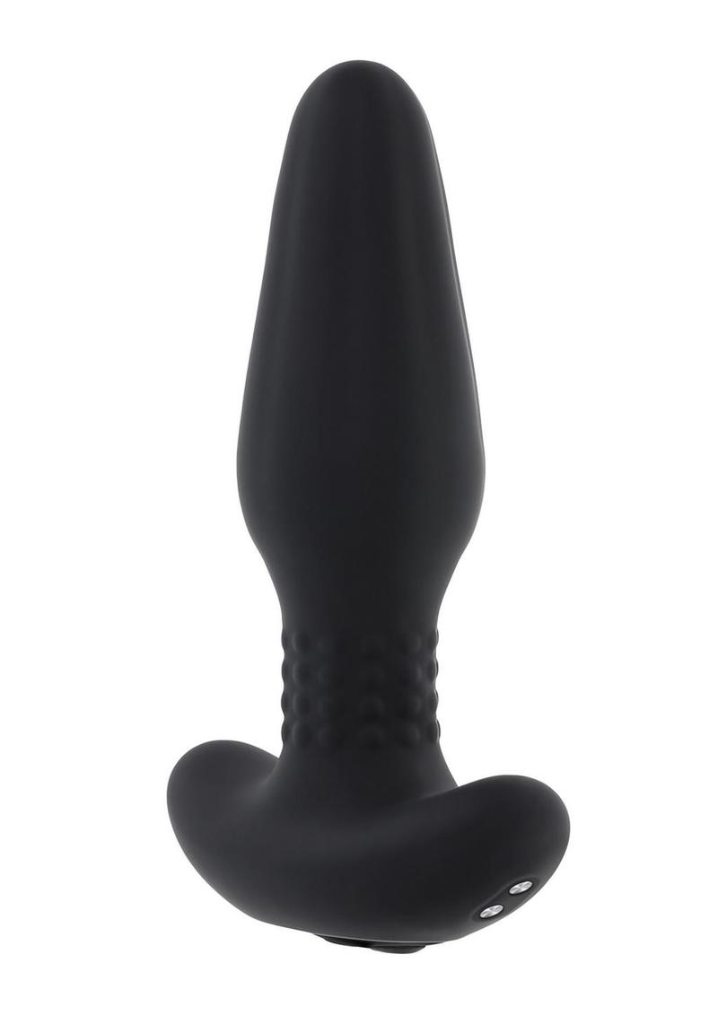 Load image into Gallery viewer, Gender X Teamwork Rechargeable Silicone Anal Plug with Remote - Black
