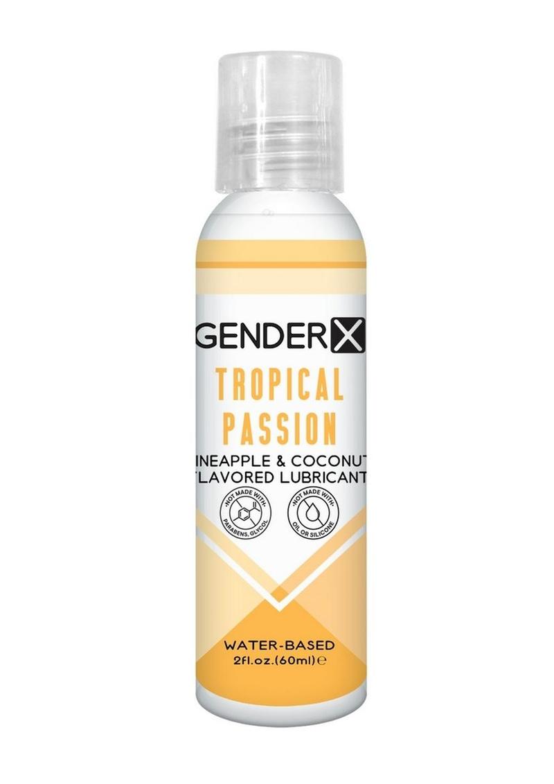 Load image into Gallery viewer, Gender X Tropical Passion Water Based Flavored Lubricant - 2oz.
