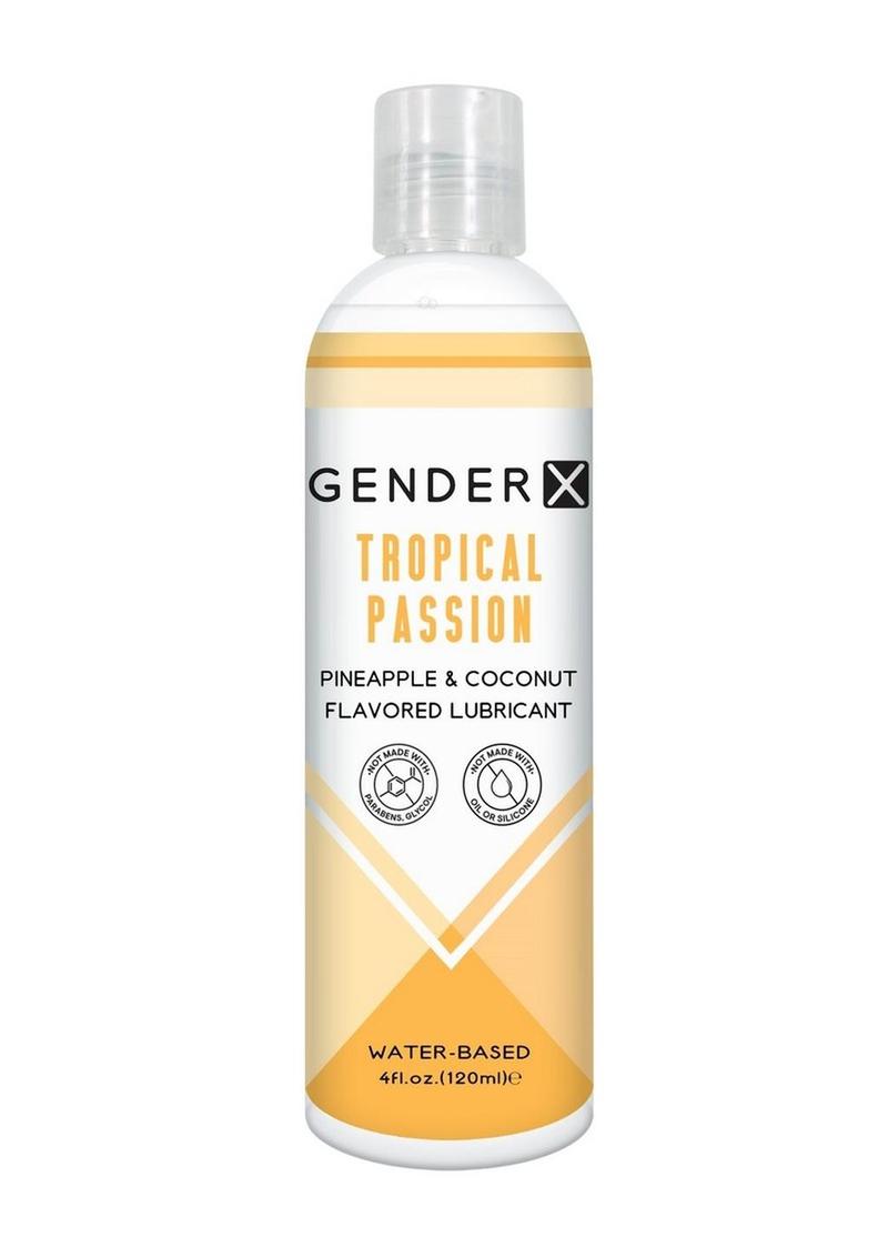 Load image into Gallery viewer, Gender X Tropical Passion Water Based Flavored Lubricant - 4oz.
