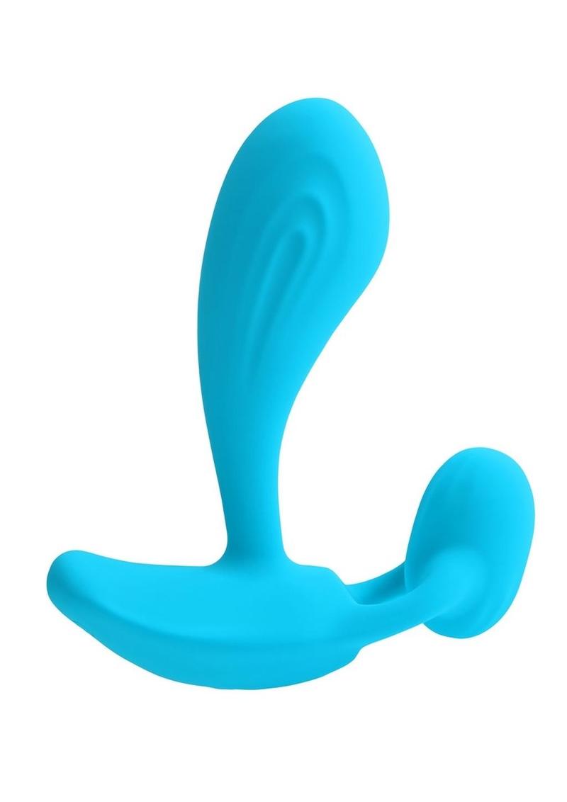 Load image into Gallery viewer, Gender X Wear Me Out Rechargeable Silicone Panty Vibe with Remote - Blue
