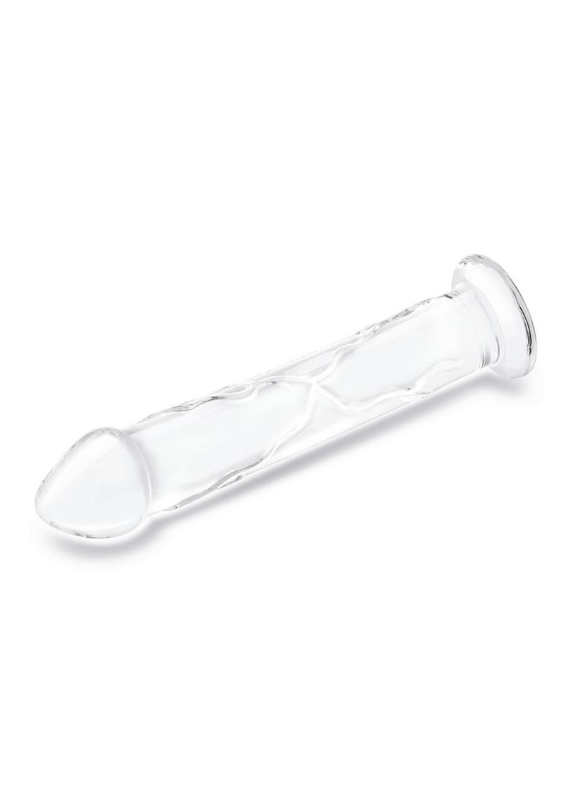 Load image into Gallery viewer, Glas Dildo Glass with Veins and Flat Base
