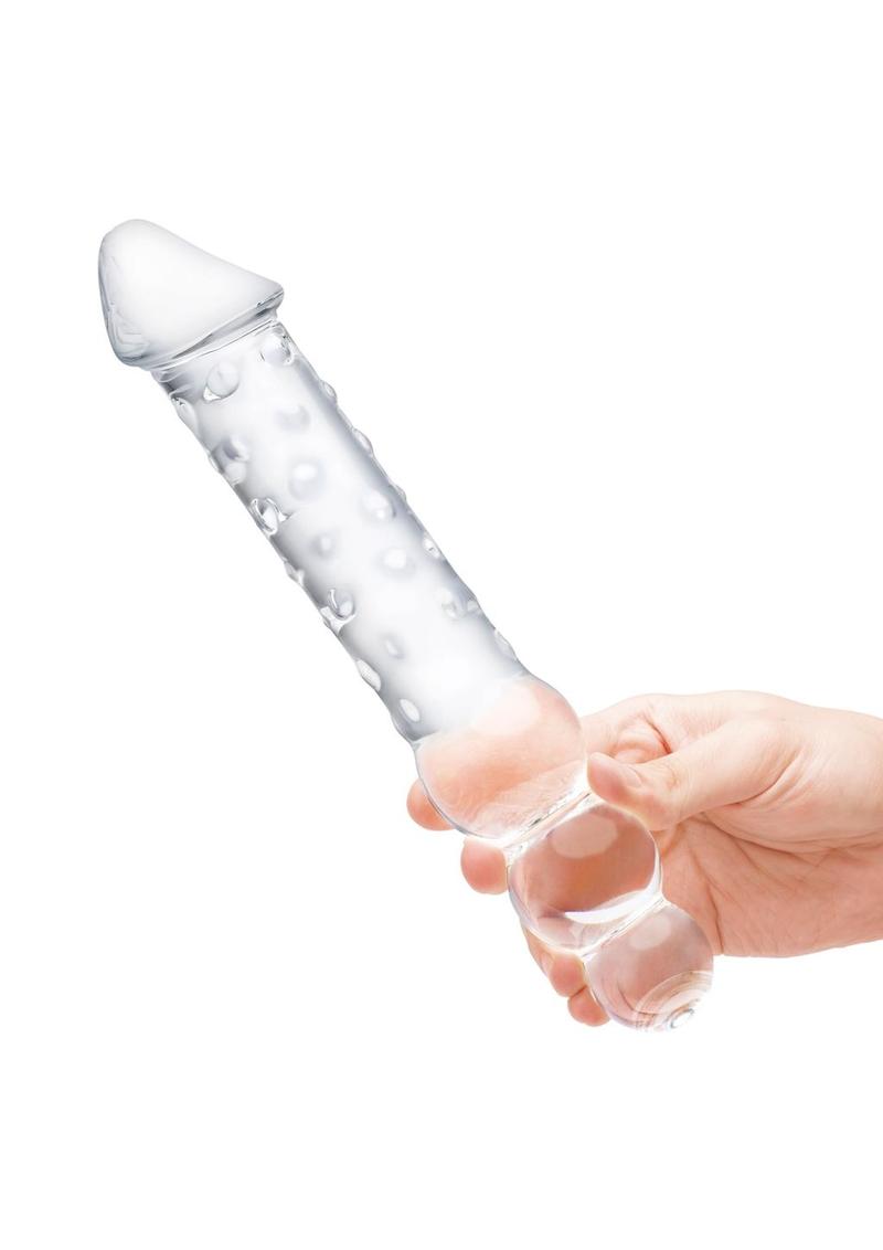 Load image into Gallery viewer, Glas Double Ended Glas Dildo with Anal Beads
