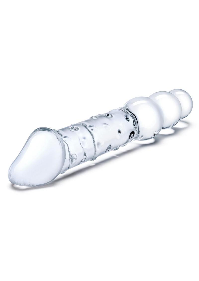 Load image into Gallery viewer, Glas Double Ended Glas Dildo with Anal Beads
